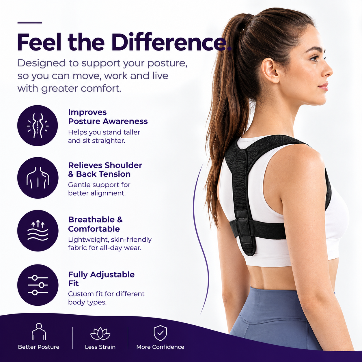 Ergonomic Back Posture Corrector