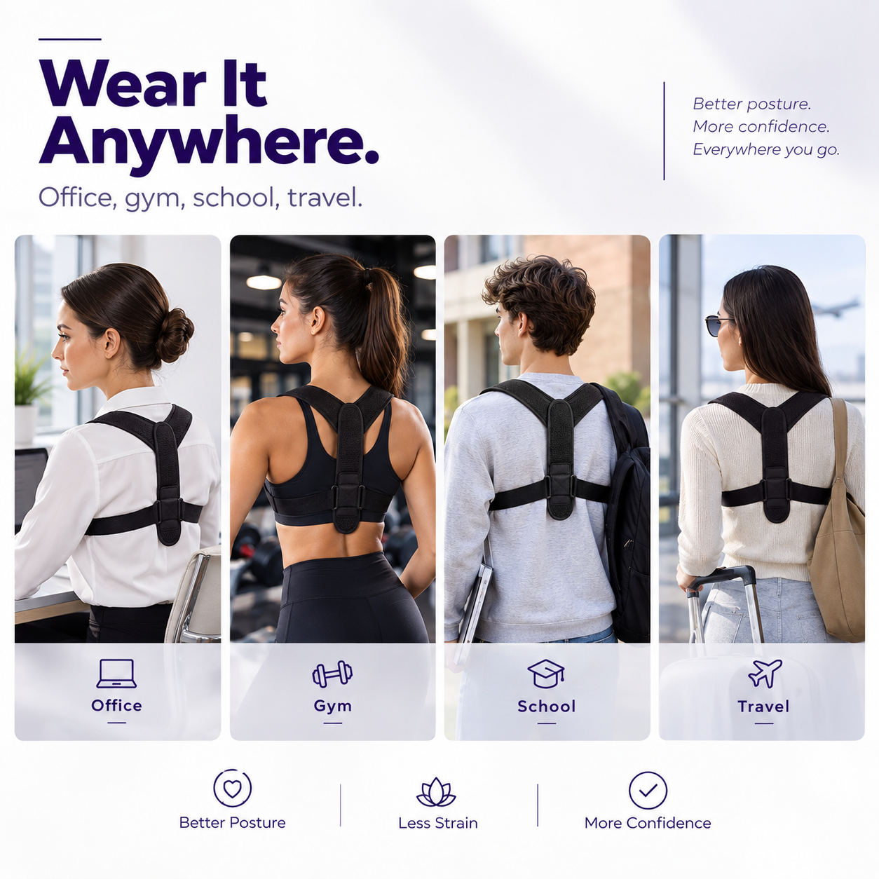Ergonomic Back Posture Corrector