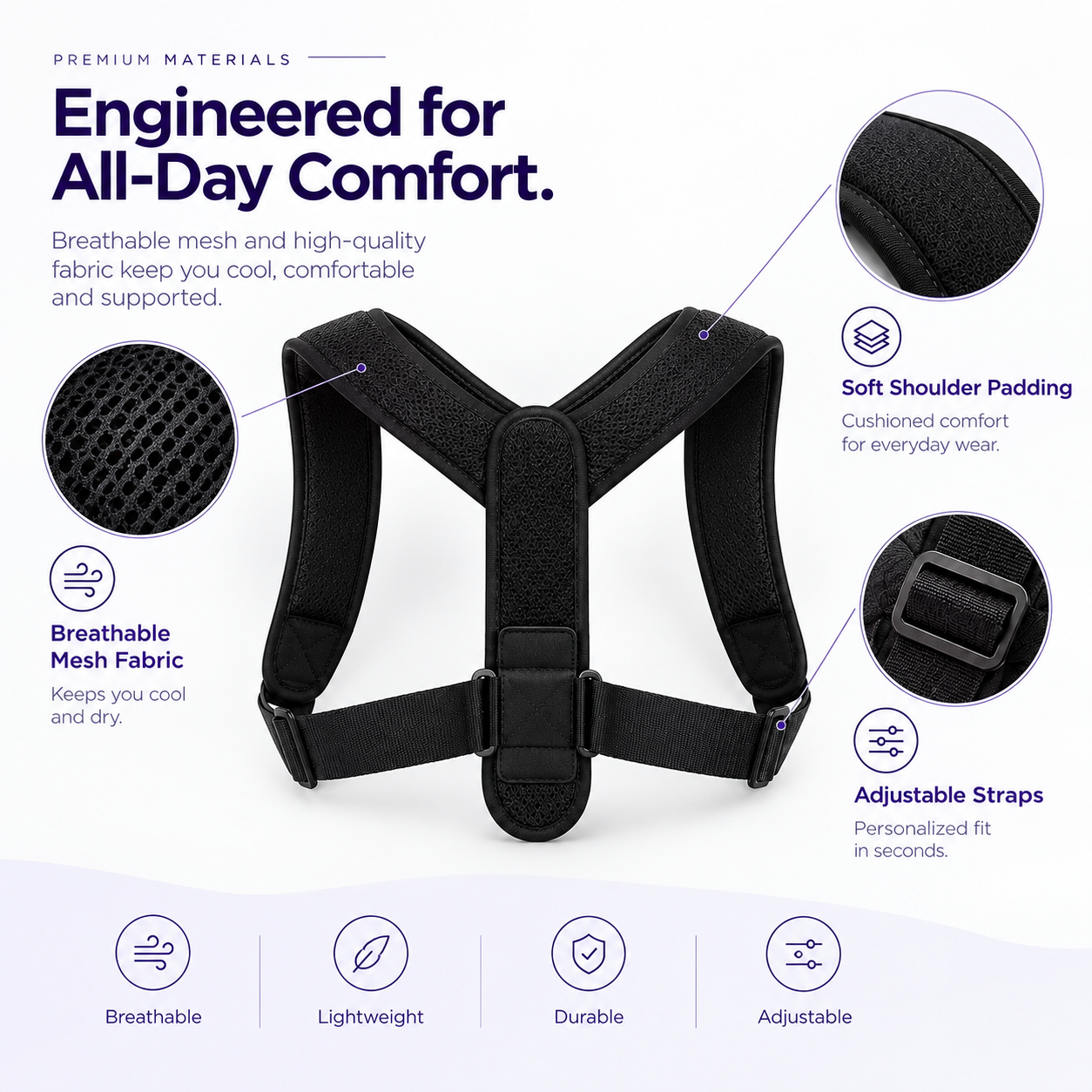 Ergonomic Back Posture Corrector